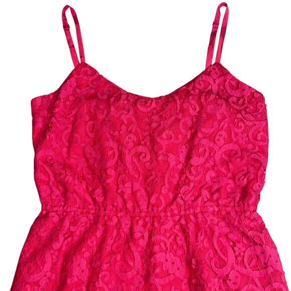 Red Lace Dress Eyelash Barneys New York - Picture 7 of 13